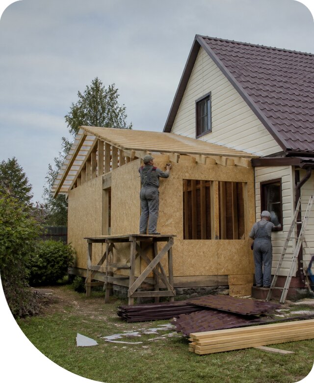 Пристройка комнаты к дому в Приморско-Ахтарске под ключ и недорого